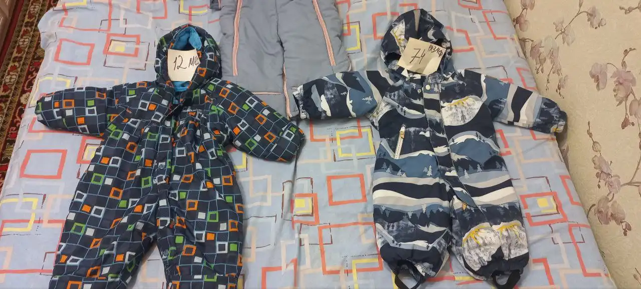 Детский зимний комбинезон с кофтой и шапкой - Одежда для детей (Товары для детей) в Сургут