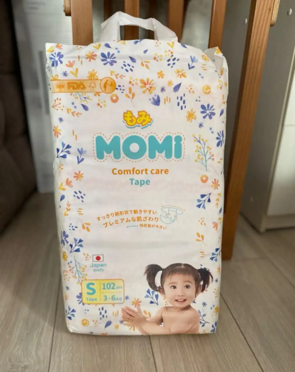 Продам подгузники Momi S (3-6кг) - Подгузники (Товары для детей) в Сургут