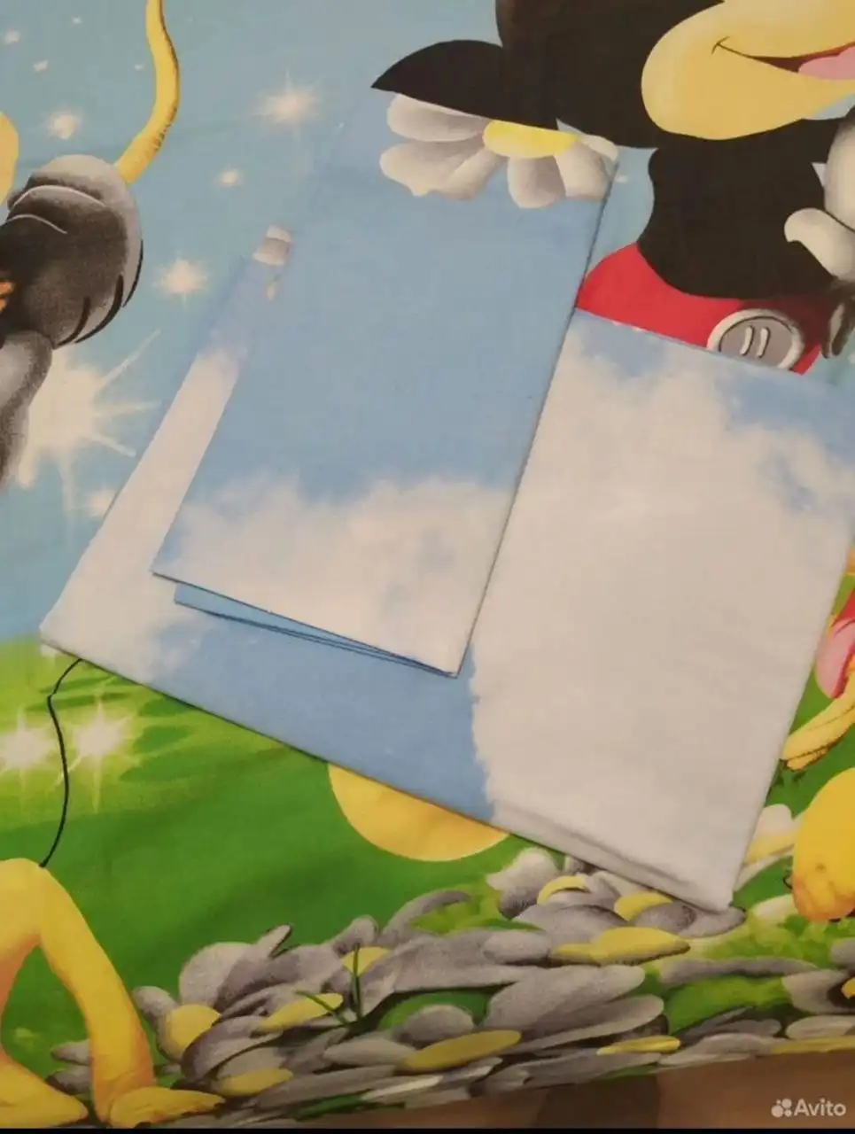 Комплект детского постельного белья Мики Маус и Мини Маус - Постельное бельё (Товары для детей) в Сургут