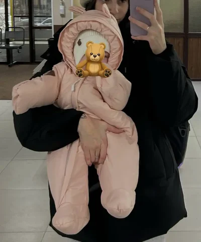 Продам зимний комбинезон 56 размер - Горшки в Сургут