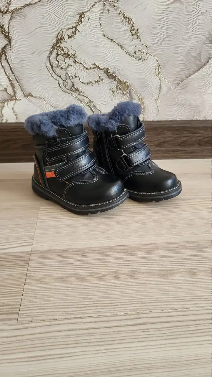 Детские зимние ботинки для мальчика размер 22 - Обувь (Товары для детей) в Сургут