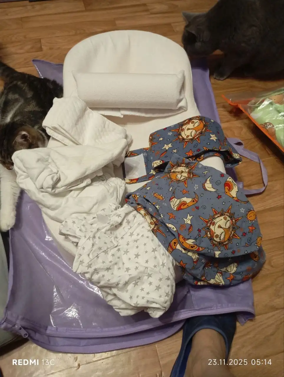 Продам кокон для новорожденного б/у - Коконы для новорожденных (Товары для детей) в Сургут