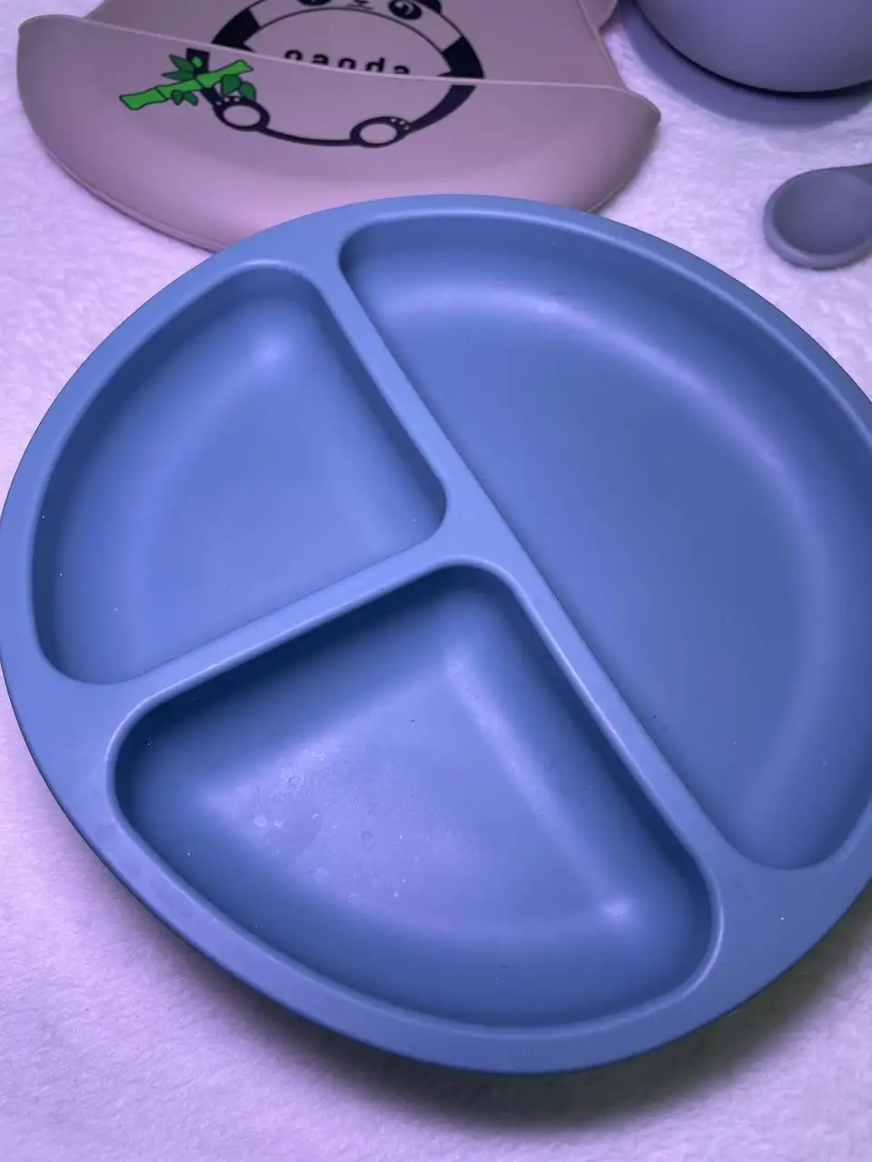 Набор посуды для первого прикорма из пищевого силикона - Посуда для кормления (Товары для детей) в Сургут