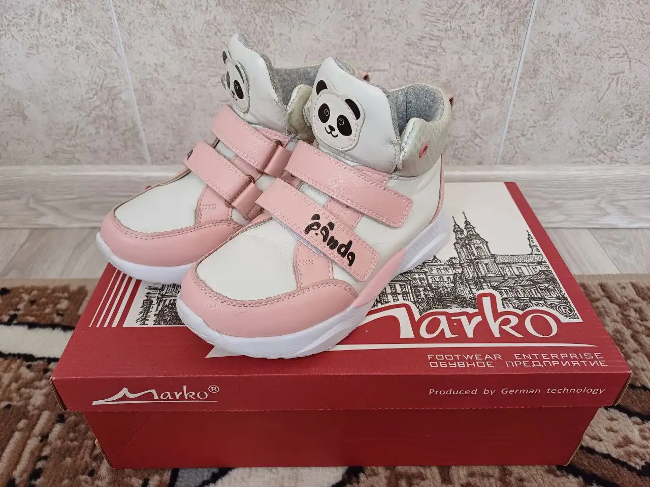 Кожаные кроссовки Marko для девочки - Детская обувь (Одежда) в Сургут