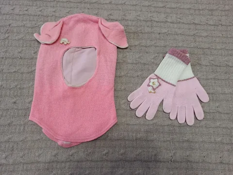 Шлем-шапка и перчатки детские - Ванночки в Сургут