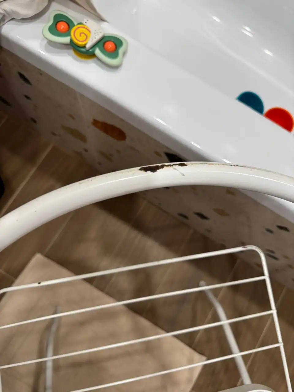 Ванночка для малыша на подставке с термометром - Товары для детей (Барахолка) в Сургут