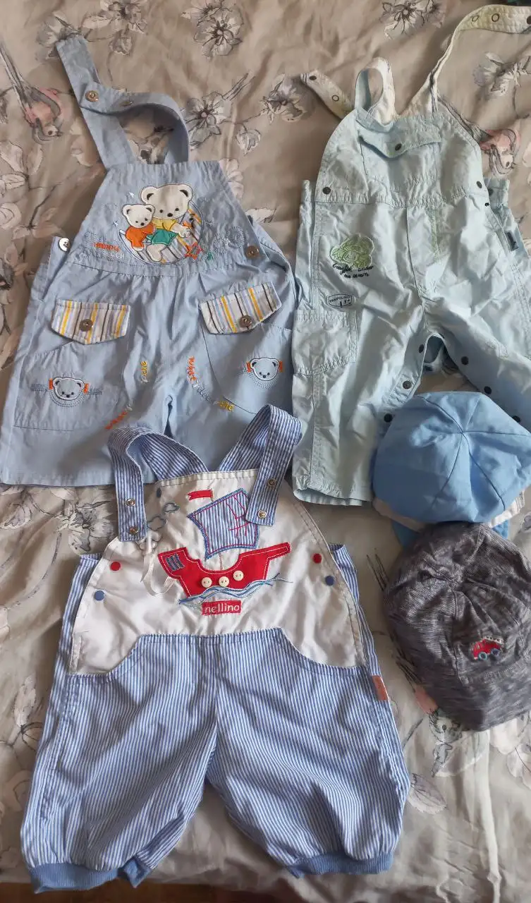 Детские утепленные и летние комбинезоны с кепками - Одежда для детей (Товары для детей) в Сургут