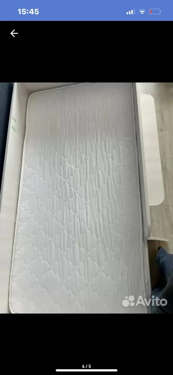 Кровать в отличном состоянии с новым матрасом - Мебель (Товары для детей) в Сургут