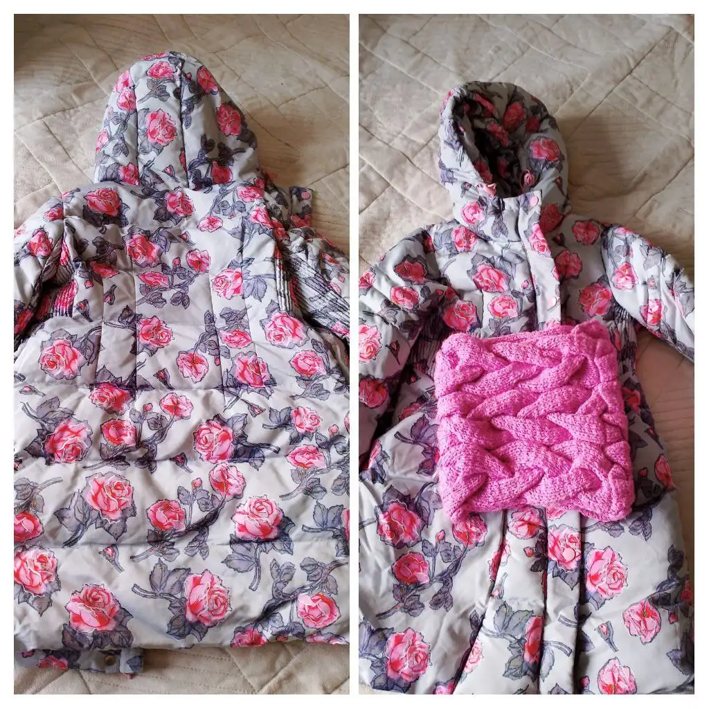 Пальто еврозима для девочки 5-6 лет - Детская одежда (Одежда) в Сургут