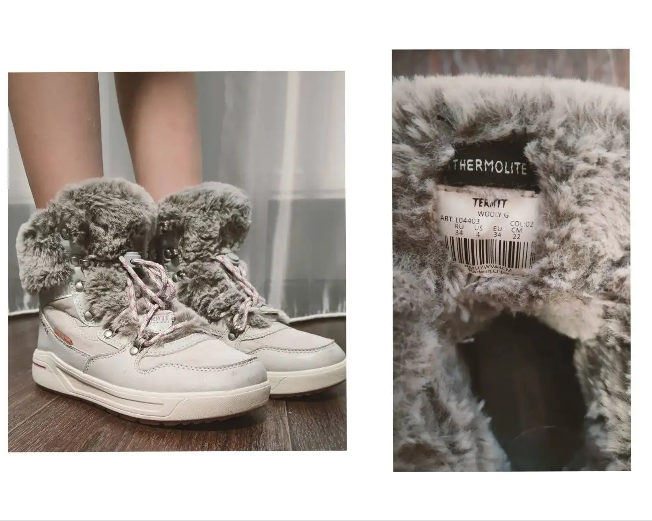 Ботинки зимние 34 размер - Обувь (Одежда) в Сургут