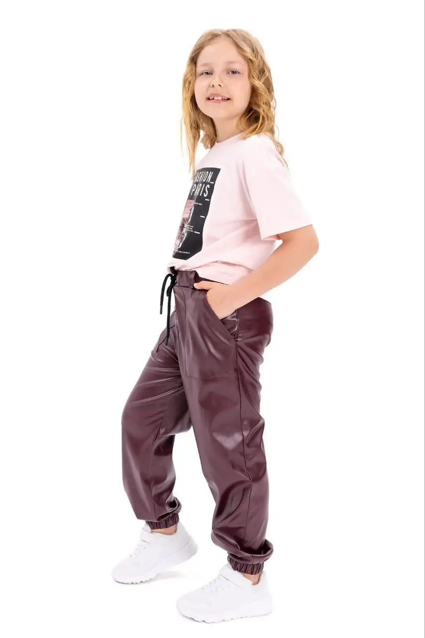 Кожаные брюки Карамелли для детей - Одежда для детей (Товары для детей) в Сургут