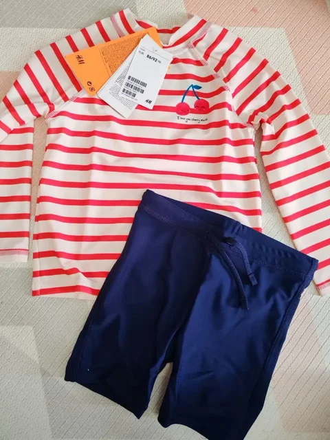 Новый купальный комплект H&M 86 р-р - Пеленки в Сургут