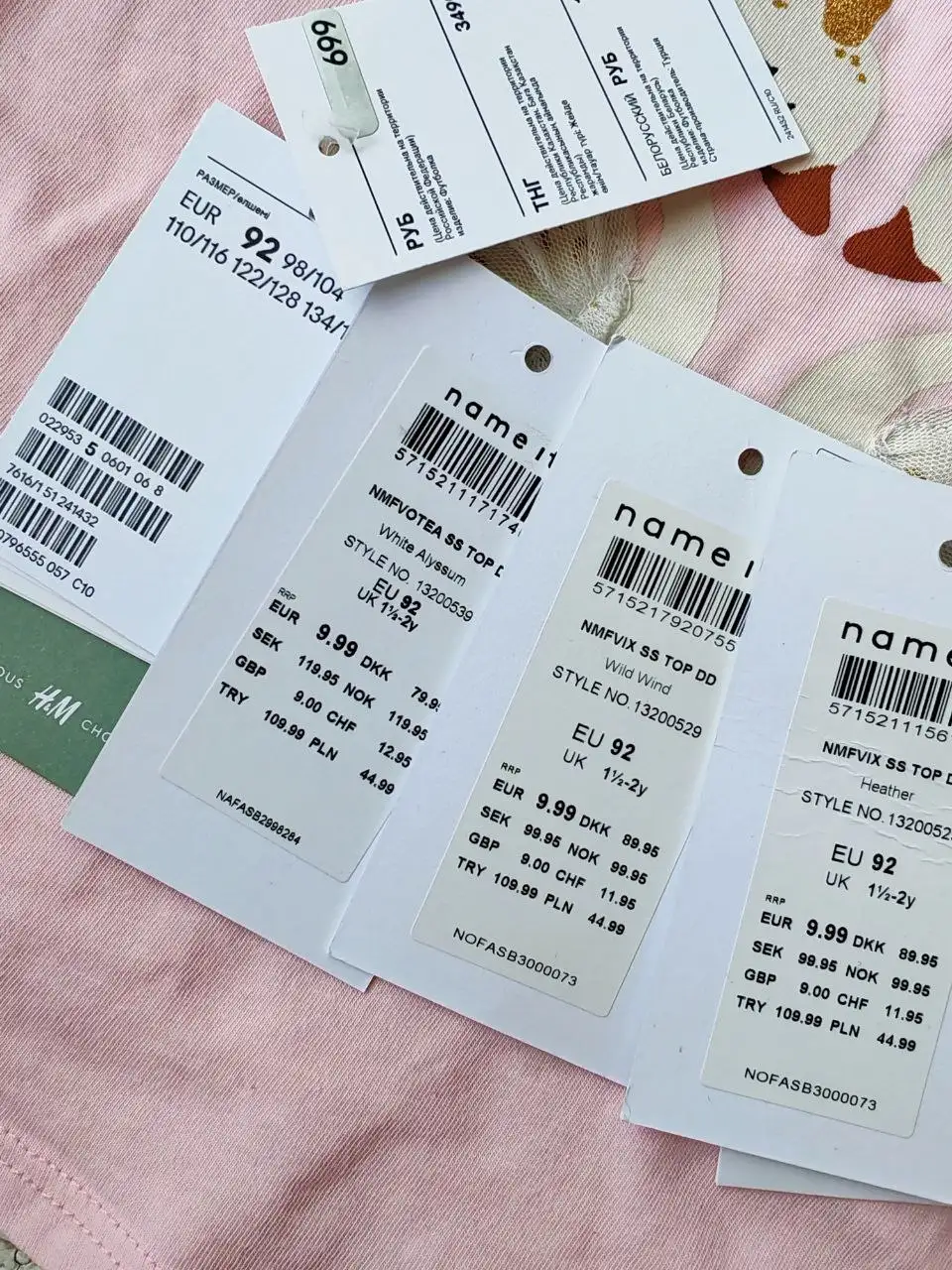 Детские футболки H&M - Одежда (Товары для детей) в Сургут