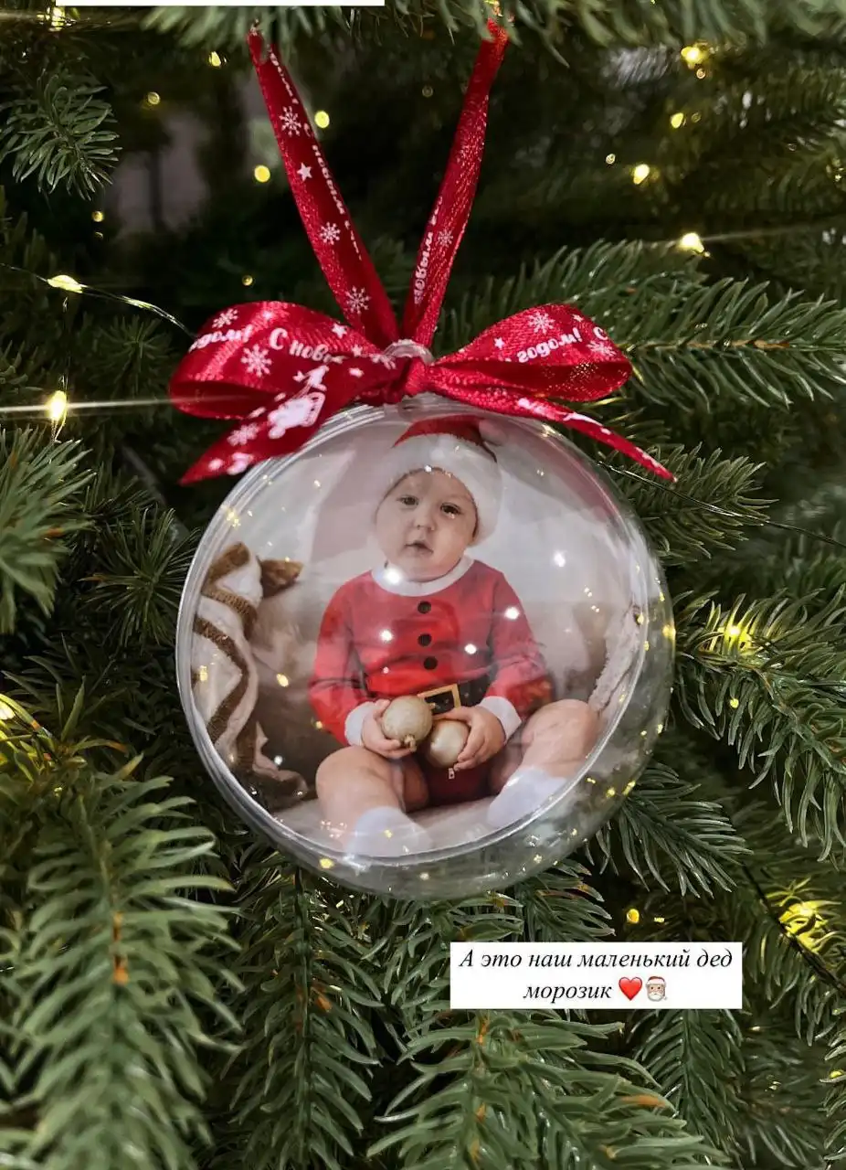 Ёлочные шары с фото на заказ - уникальный новогодний подарок