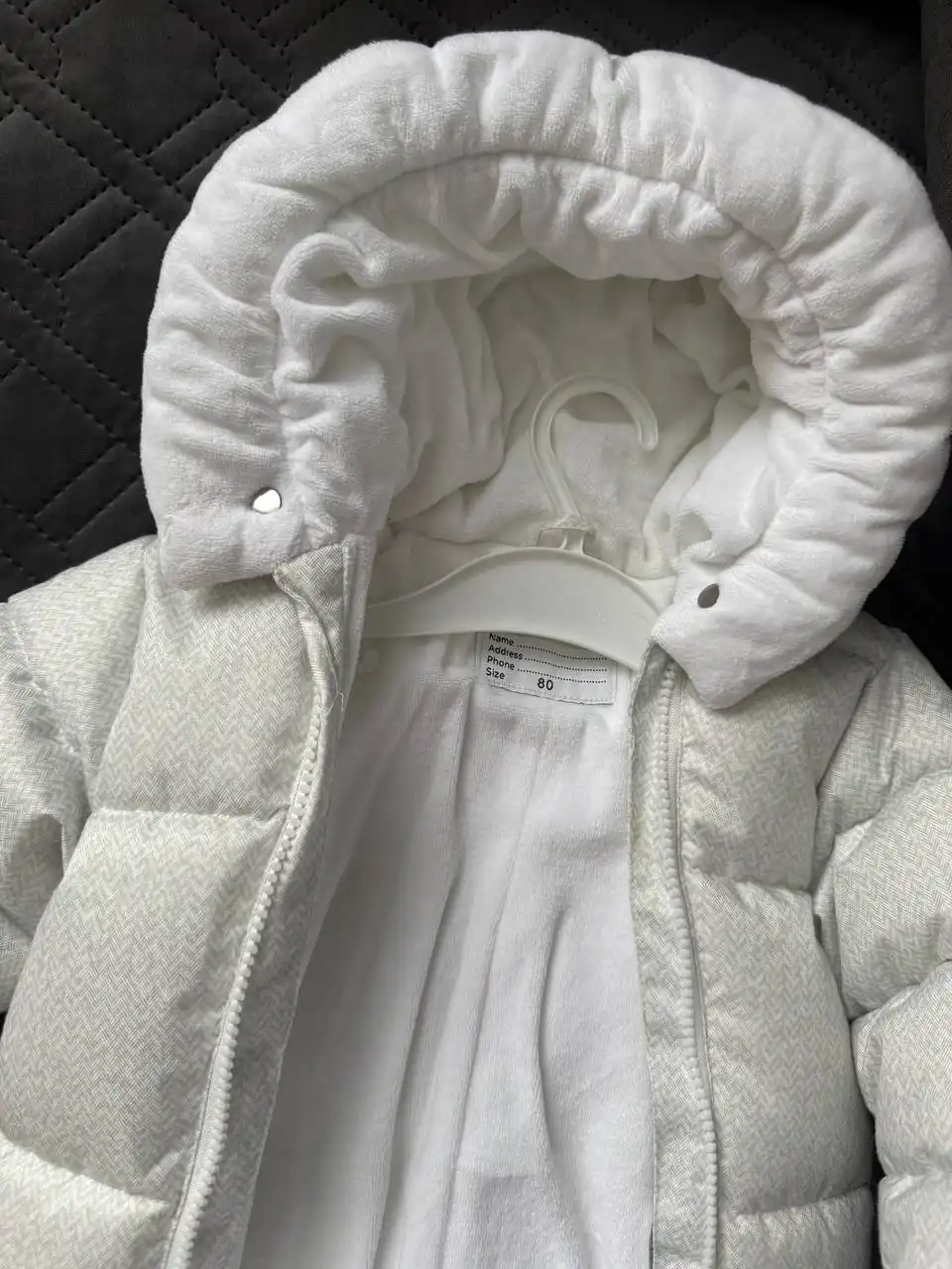 Детский зимний комбинезон размер 80