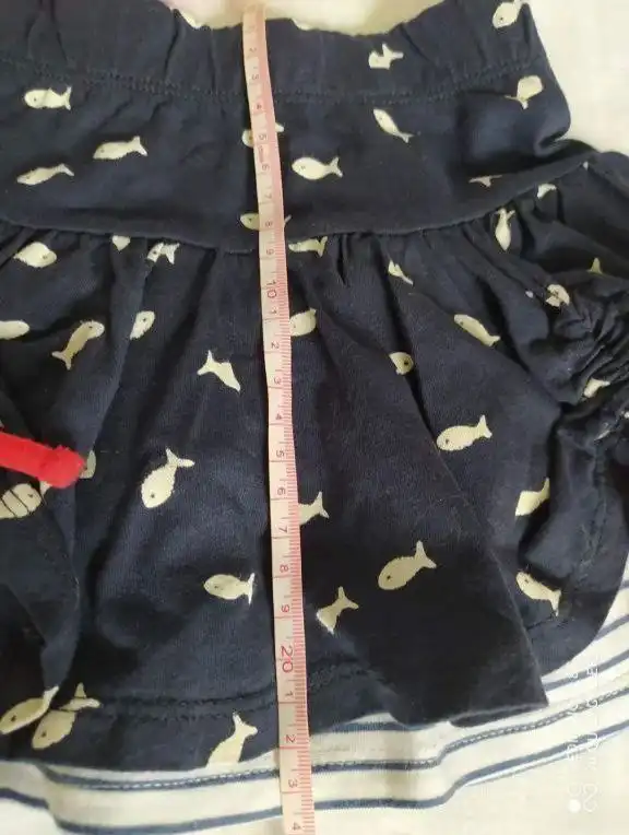 Детская юбочка на кокетке с эффектом двойной юбки