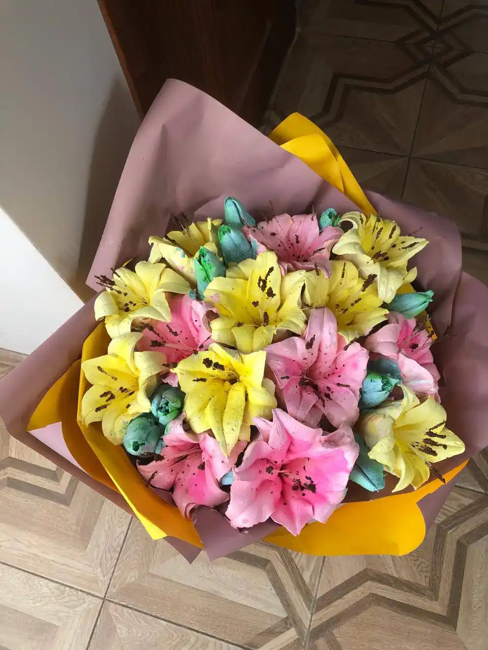 Зефирные букеты на День матери