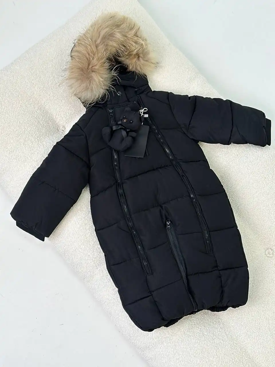 Зимний комбинезон-трансформер Black STYLE для малышей