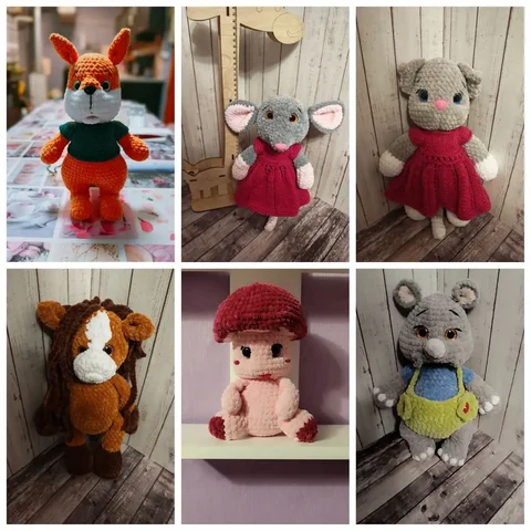 Мягкие игрушки ручной работы к 8 марта - Рукоделие в Энгельс