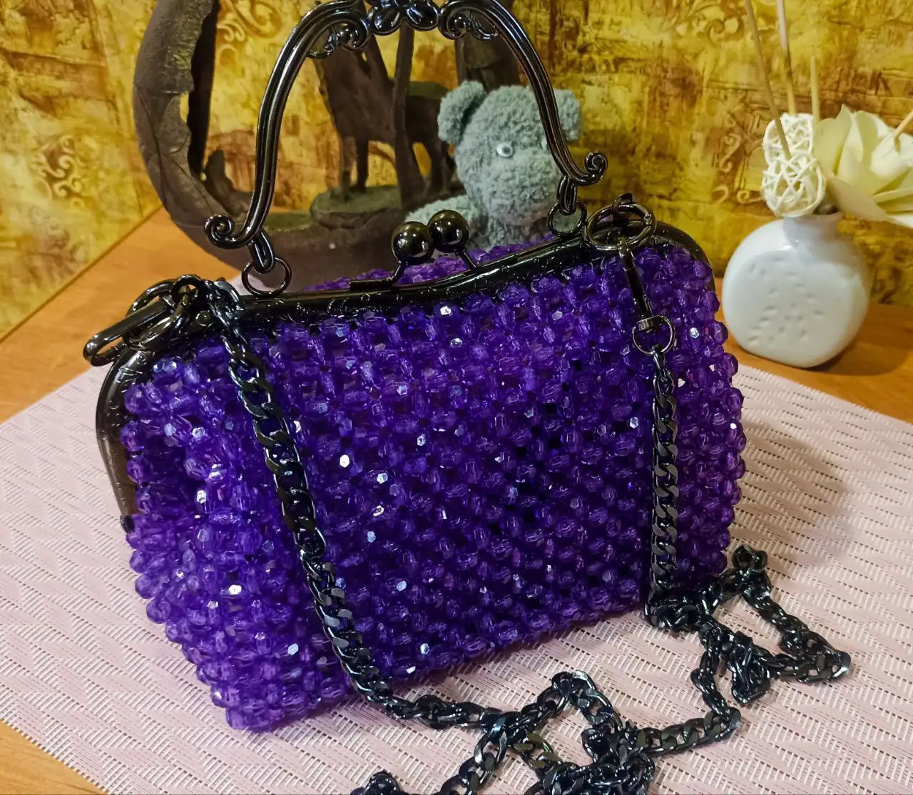 Сумка из бусин ручной работы - Аксессуары (Барахолка) в Энгельс