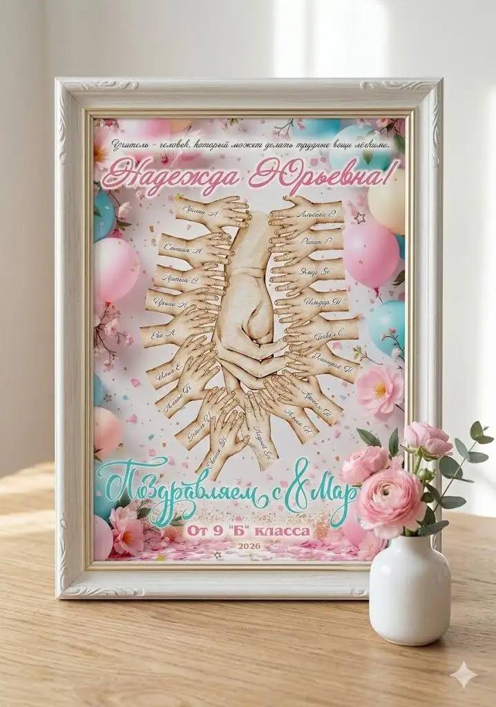 Поздравительные постеры на 8 марта - Полиграфические услуги (Услуги) в Энгельс