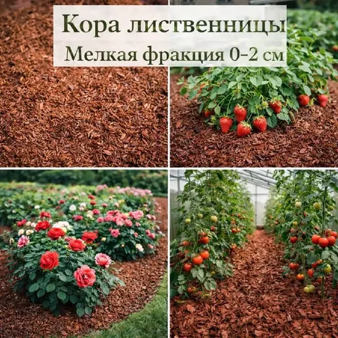 Кора лиственницы для мульчирования почвы - Для дома и дачи в Иркутск