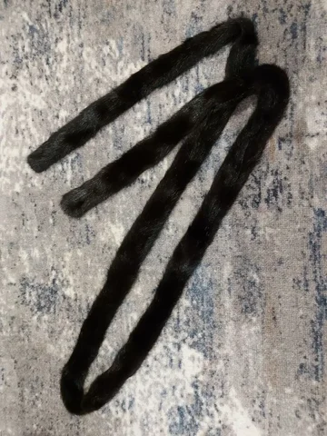 Норковый пояс новый черный - частное объявление в Тюмень