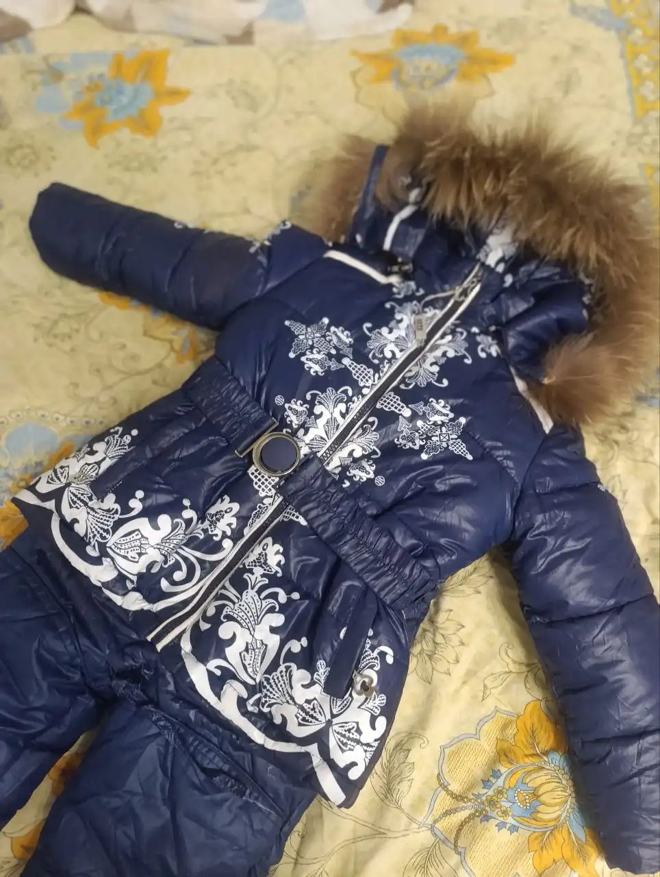 Зимний комбинезон Bonkombinezon для девочки 12 месяцев