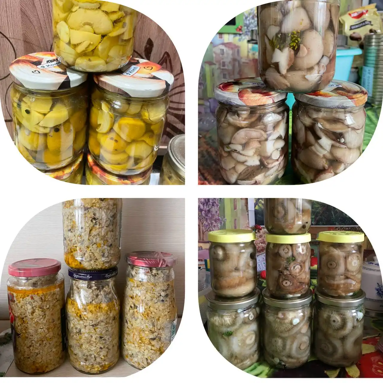 Продам грибы маринованные и грибную икру