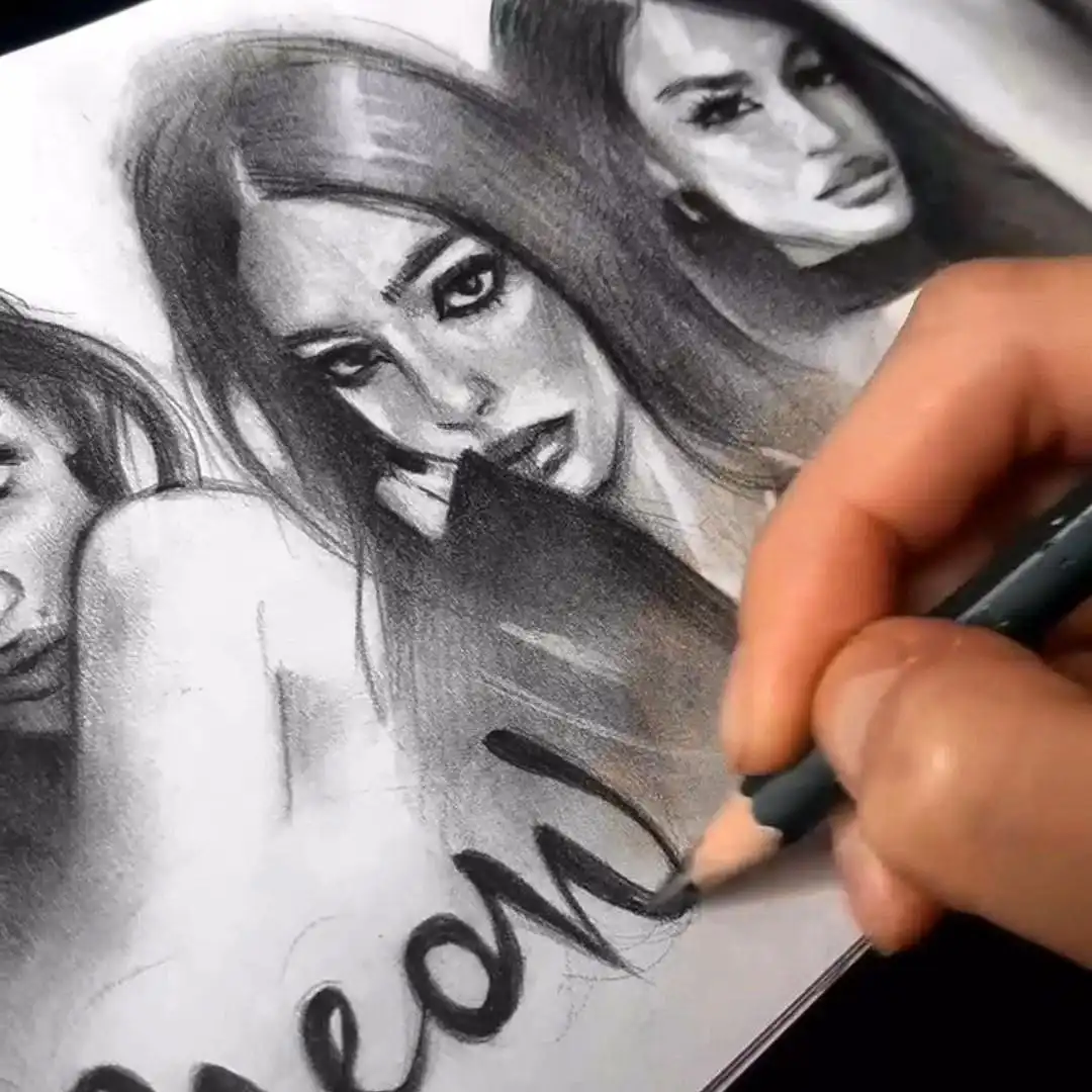 Ручная работа: нарисую портрет карандашом или маслом