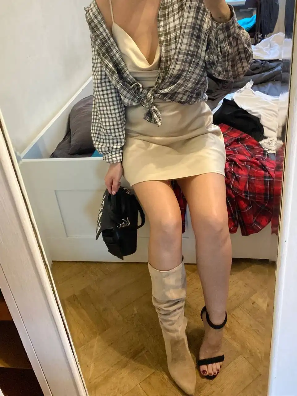 Платье в бельевом стиле размера S-M - Одежда в Тюмень