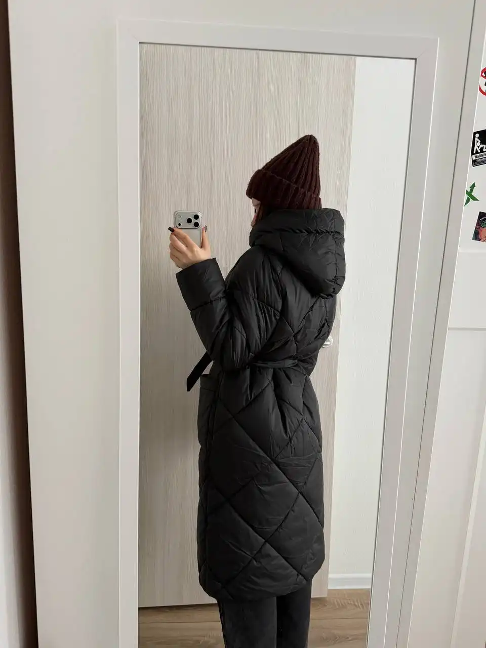 Зимний тёплый пуховик размер 44 - Верхняя одежда (Одежда) в Тюмень