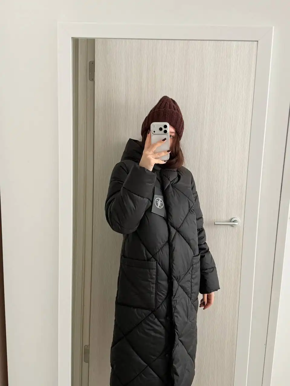 Зимний тёплый пуховик размер 44 - Верхняя одежда (Одежда) в Тюмень