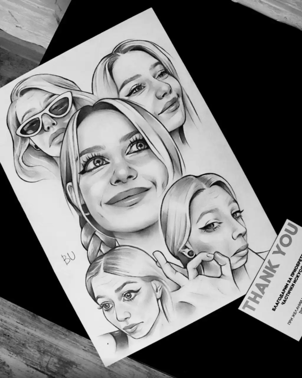 Портрет карандашом и маслом - Художественные услуги (Услуги) в Тюмень