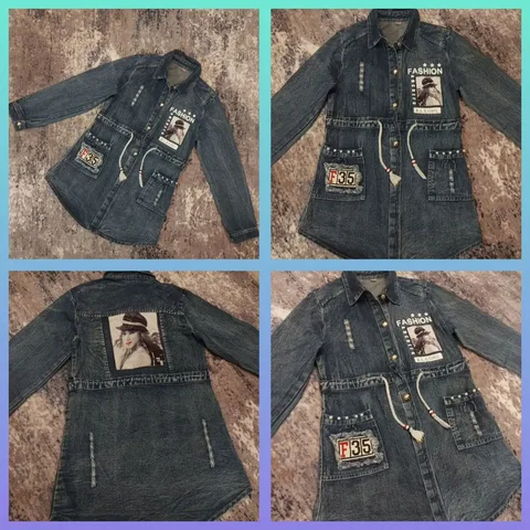 Джинсовая куртка на рост 152 см - Одежда в Тюмень