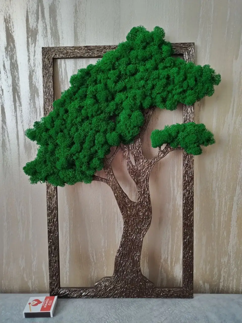 Декоративное панно с стабилизированным мхом ручной работы - Рукоделие (Хобби и отдых) в Тюмень