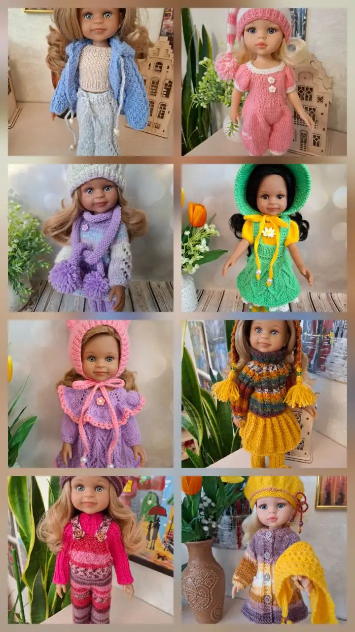 Вязаная одежда для кукол Барби, Паола Рейна, Мия - Куклы и игрушки (Хобби и отдых) в Тюмень