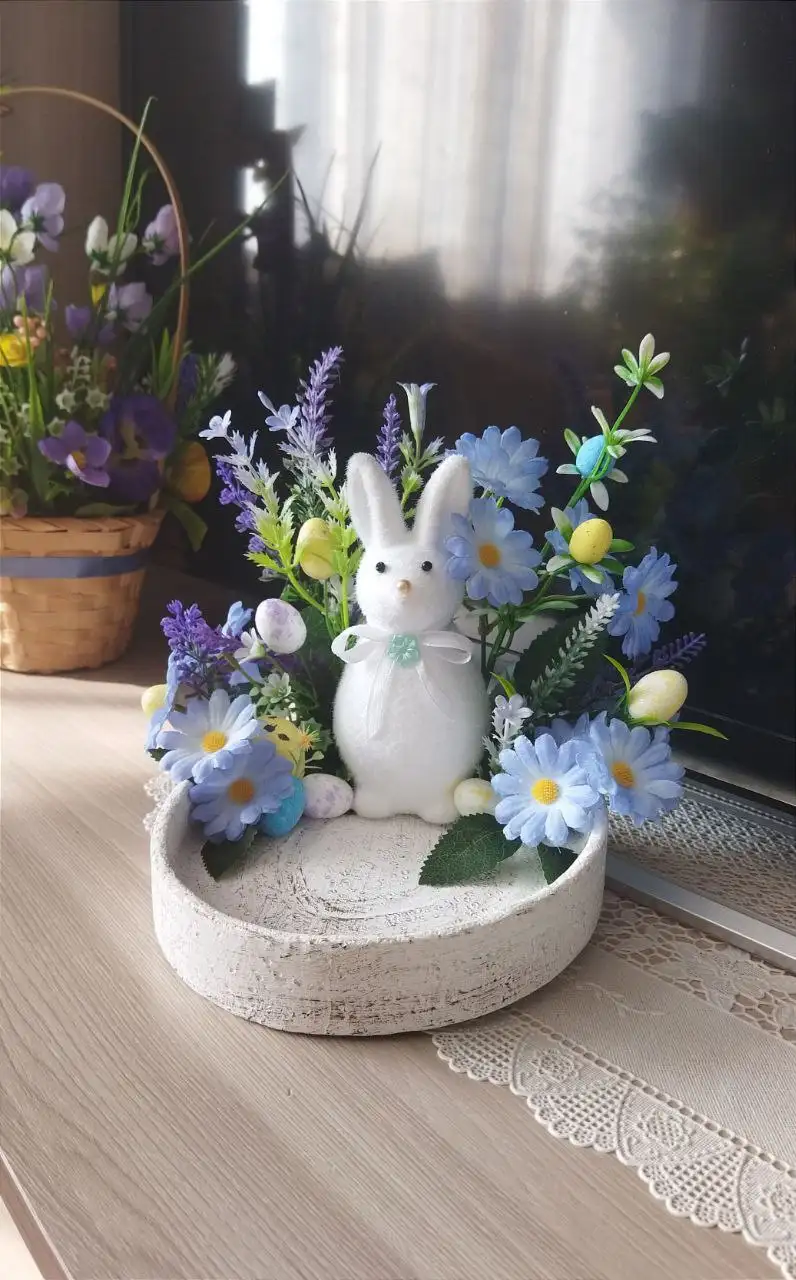 Поднос для пасхальных яиц с декором - Пасхальные товары (Хобби и отдых) в Ярославль