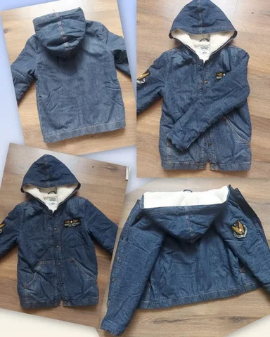 Куртка джинсовая утеплённая Gloria Jeans 140 рост - Женская и детская одежда в Тюмень