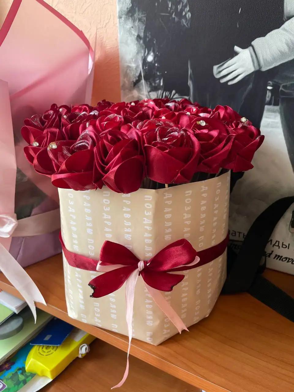 Розы из атласных лент на заказ - Хендмейд (Барахолка) в Тюмень