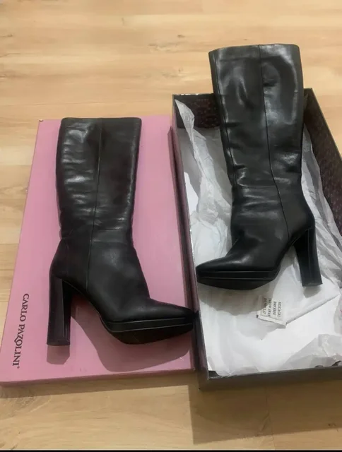 Сапоги 38 размер полностью натуральные - Одежда в Красноярск