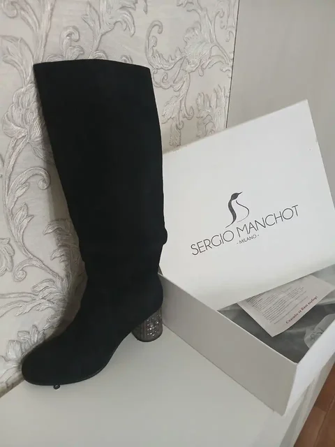 Сапоги натуральная замша размер 37-38 - Одежда в Красноярск