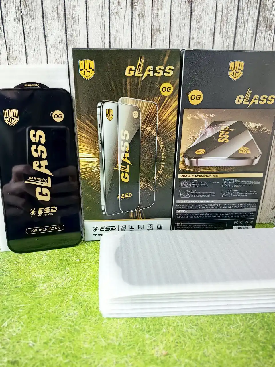 Защитное стекло OG Anti Static Glass для iPhone