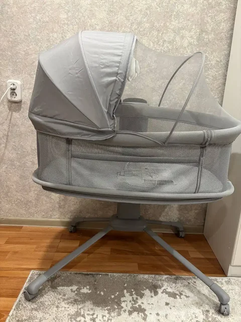 Продам детскую приставную кроватку-электрокачель Mastela Deluxe 4 в 1 - частное объявление в Красноярск