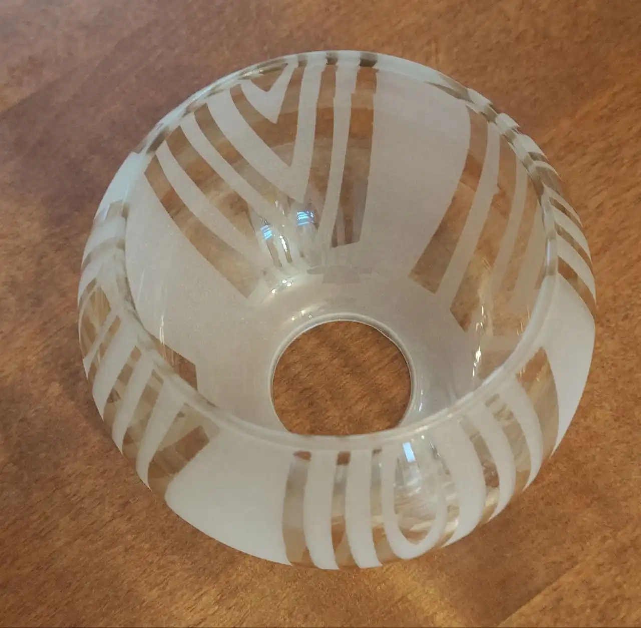 Три стеклянных плафона для люстры Е27