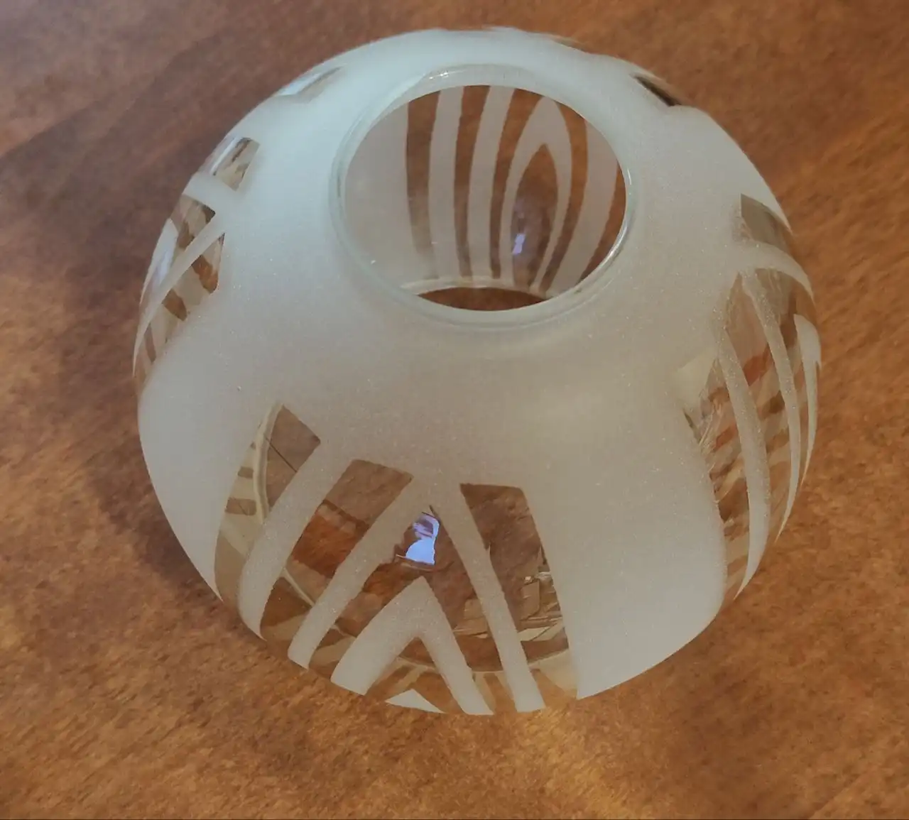 Три стеклянных плафона для люстры Е27