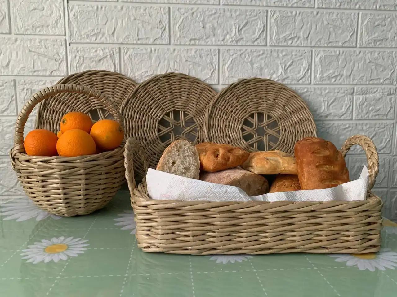 Плетение из бумажной лозы и вязание на заказ