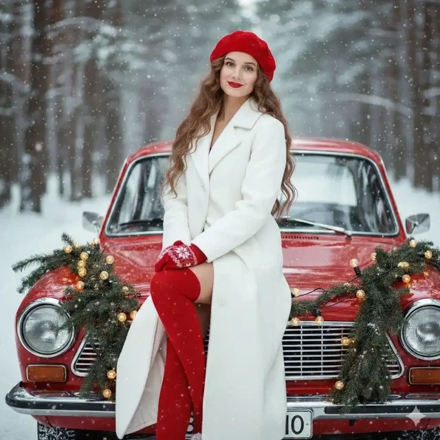 Стильная фотосессия к Новому году - Услуги в Сургут