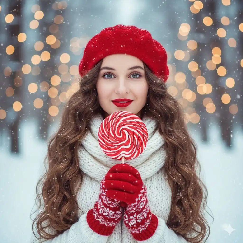 Стильная фотосессия к Новому году