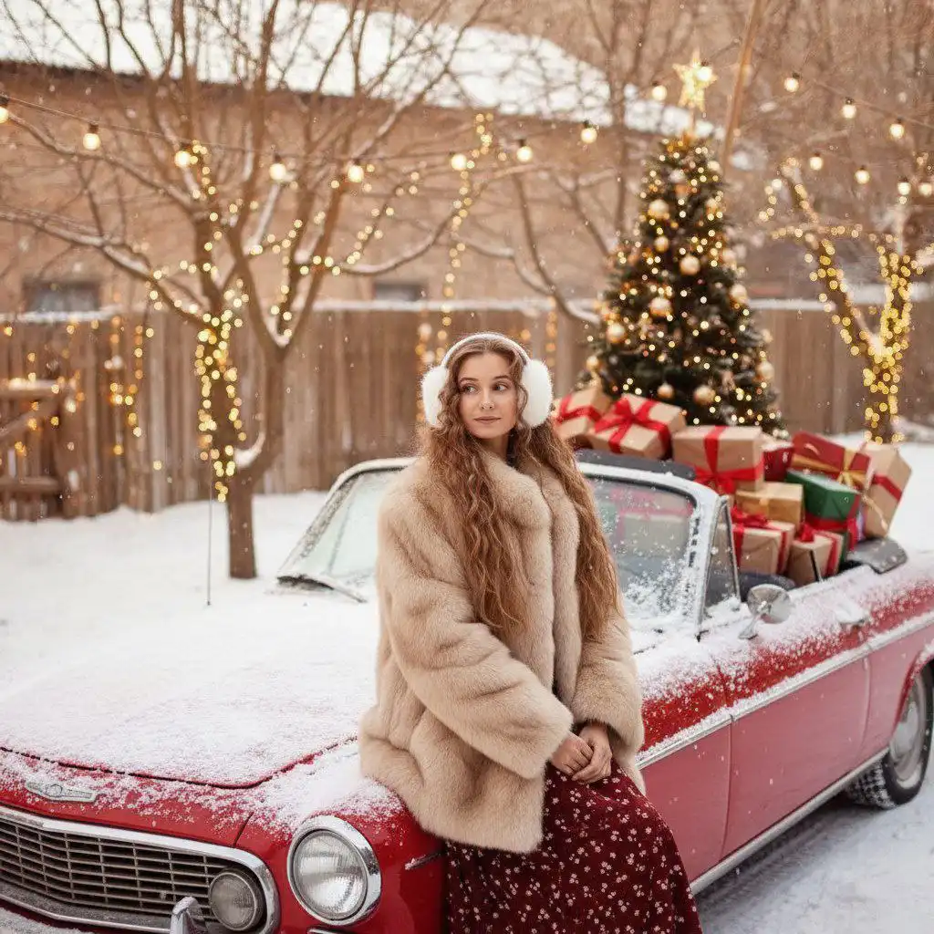 Стильная фотосессия к Новому году